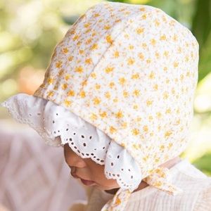 Handmade Ruffle Brim Bonnet